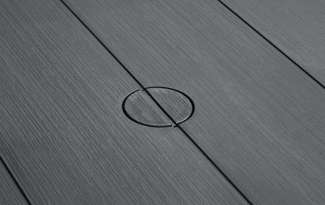 Table Julie 6 places - Anthracite