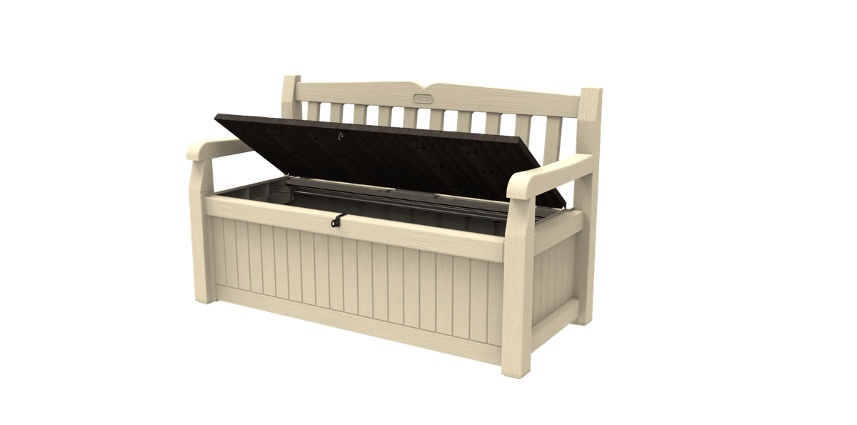 Banco-arcón de exterior Eden Bench 140x60x84 cm y 265L - 