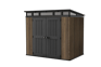 Aspen Gerätehaus 8×6 - Walnuss