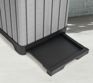 Darwin Gray Outdoor Trash Can - Keter US