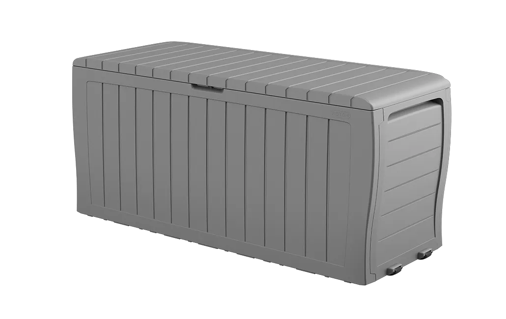 71 Gallon Storage Marvel Deck Box Gray - Keter US