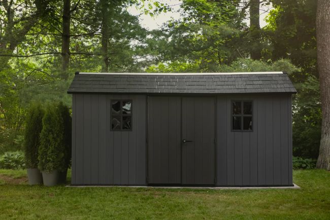 Newton Plus 7515 Tuinhuis - 230x476x246cm - Grijs