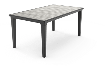 שולחן פוטורה דקו - דמוי עץ (Ashwood) - שולחנות לגינה