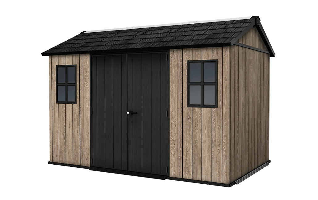 Signature Apex Shed 11x7.5ft - Ashwood Brown
