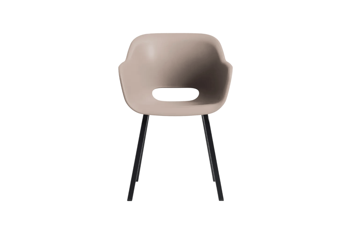 Noa Kuipstoel - 2 stuks - 56,5x55x80cm - Soft Beige