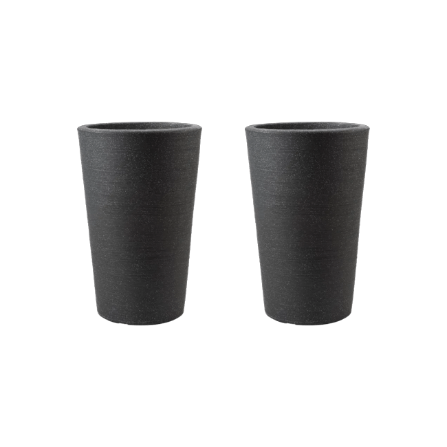 Varese Medium Planter 35cm Set of 2 - Granite