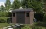 Caseta de exterior Newton Plus 7511/1175 - 230x350x246 cm y 7,2m2 - Marrón