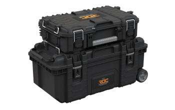 ארגז כלים נייד ארגונית אטומה ROC - שחור - מערכת מקצועית מודולרית ROC