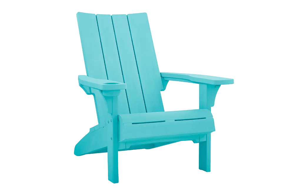 Chaise Adirondack moderne avec porte-gobelet Sarcelle – Keter Canada