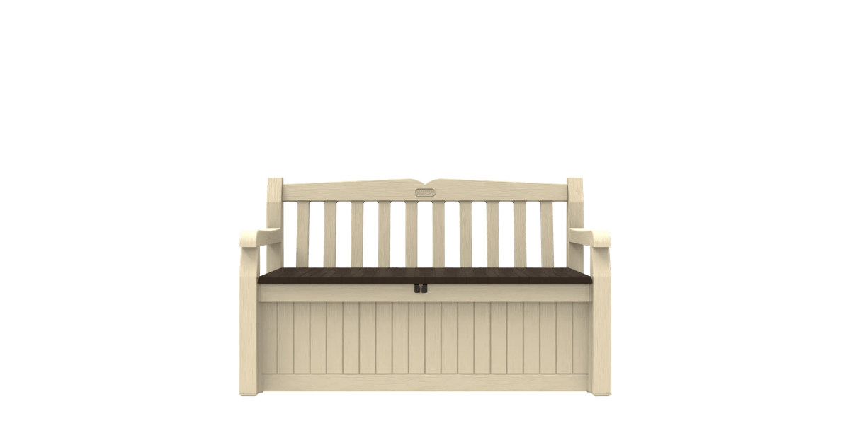 Banco-arcón de exterior Eden Bench 140x60x84 cm y 265L - 