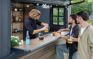 Signature 9x7 Outdoor Bar Shed - Walnut Brown- Keter US