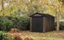 Apex 7.5x11 Storage Shed - חום אגוז