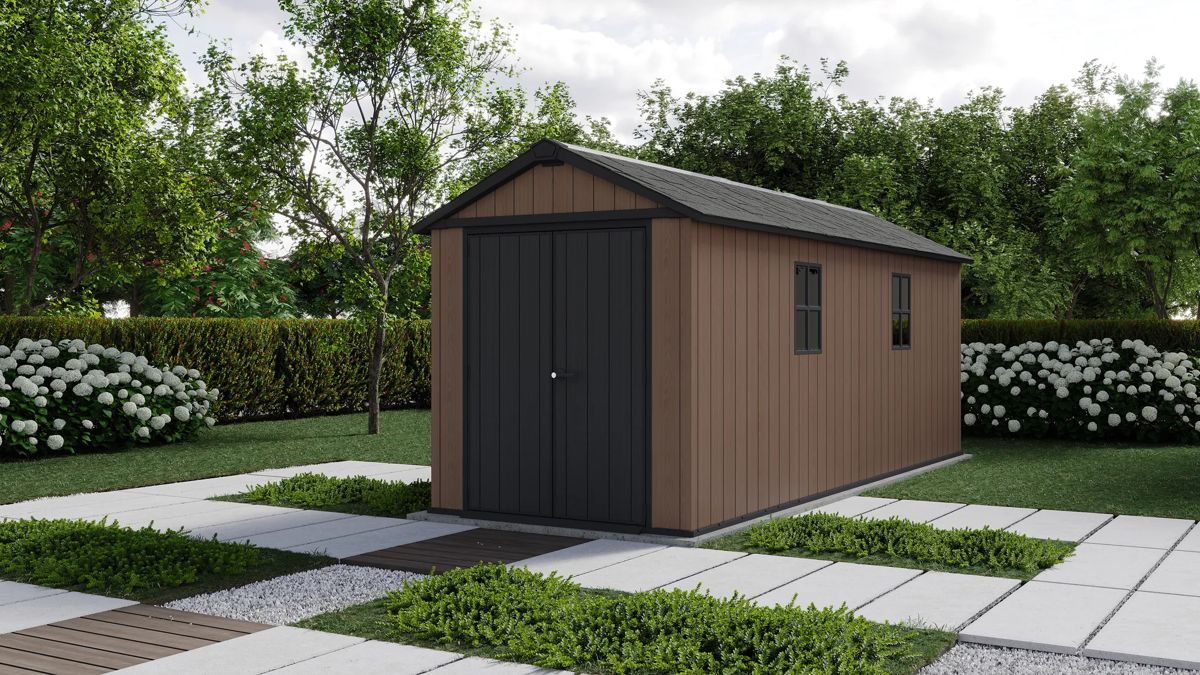 Caseta de exterior Newton Plus 7517 - 230x539x246 cm y 11,2 m2