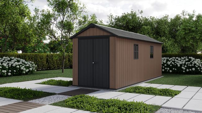 Caseta de exterior Newton Plus 7517 - 230x539x246 cm y 11,2 m2