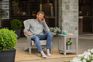 Troy Adirondack Tuinstoelen met Deluxe Bijzettafel - Soft Beige