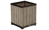 Signature Square Hoge Plantenbak - 45.5x45.5x55cm - Ashwood