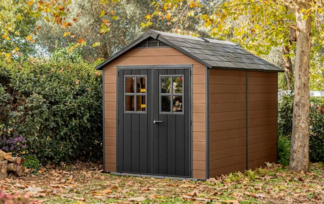 Newton Shed 7.5x11ft - Brown