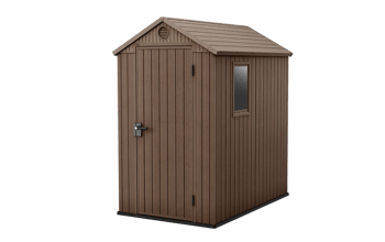 Darwin Shed 6x4ft - Brown - Small Sheds