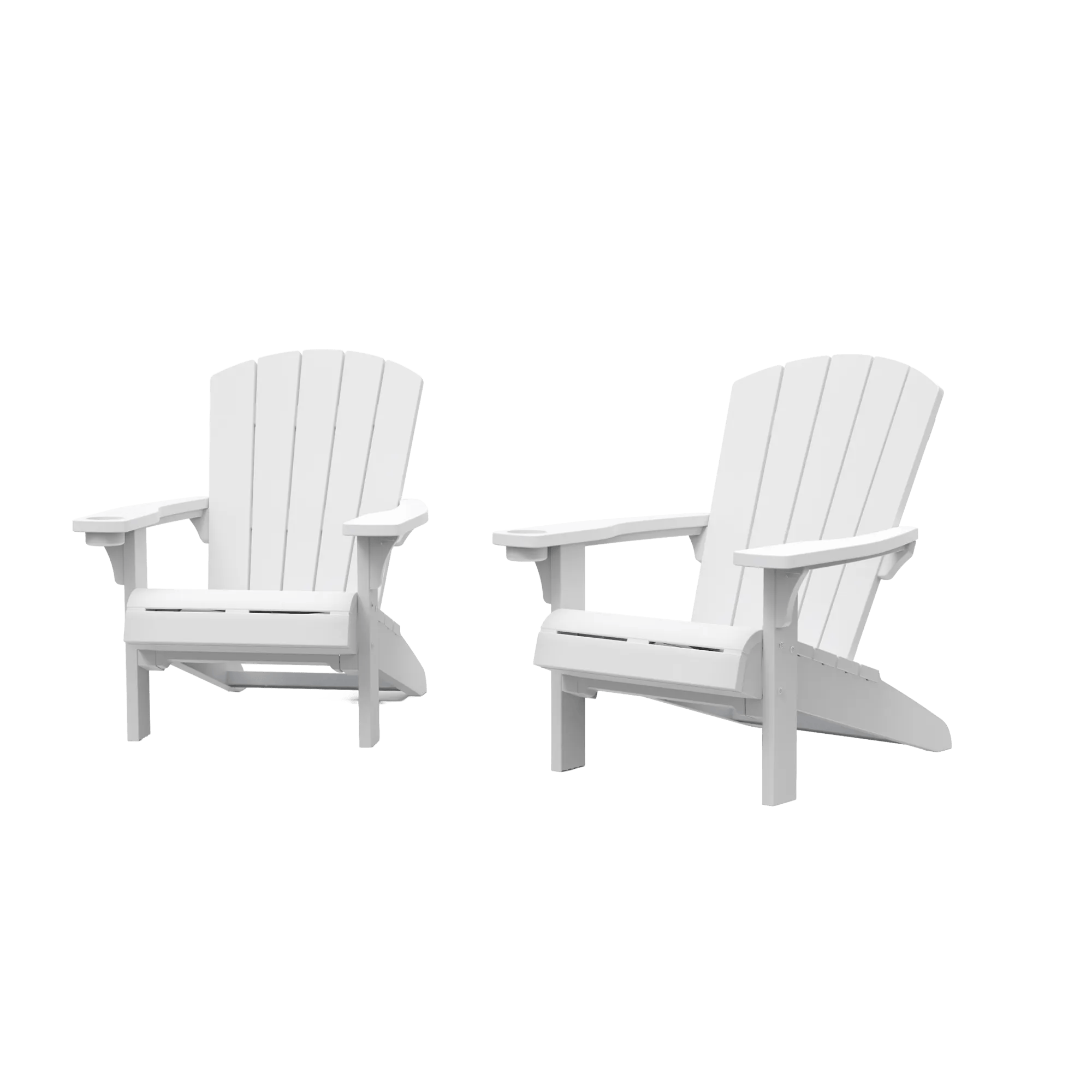 Alpine Adirondack Chair, Set of 2 - White