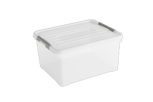 Handy+ Opbergbox 35L - Transparant - Opbergen
