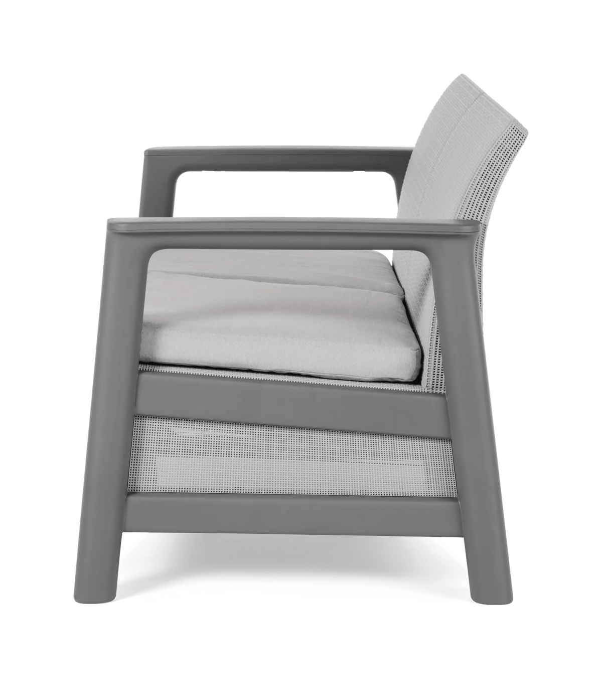 Scandi Linea 2-zits Loungebank  - Lichtgrijs
