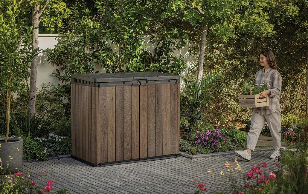 Signature Store-it-Out Aufbewahrungsbox – 141×82×120 cm - Walnuss