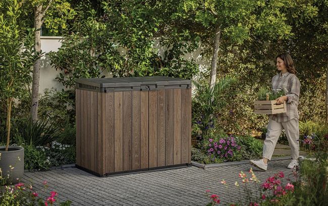 Signature Store-it-Out Opbergbox - 141x82x120cm - Walnut