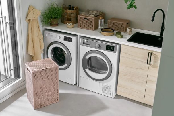 Kaya Wasmand 60L - Warm Taupe - Wasmanden