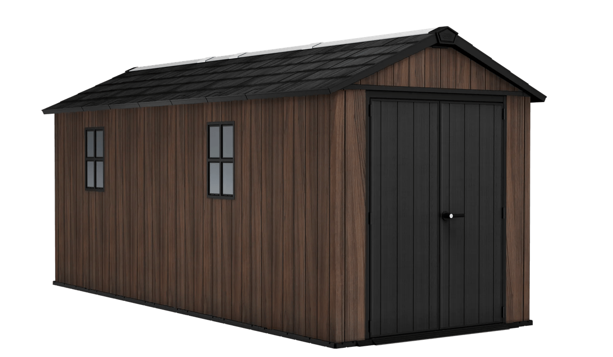 Signature Apex Shed 7.5x17ft - Rosewood