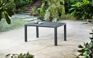 Table Julie 6 places - Anthracite