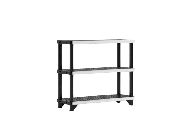 Fused Opbergrek - 3 planken - Zwart