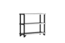 Fused Opbergrek - 3 planken - Zwart