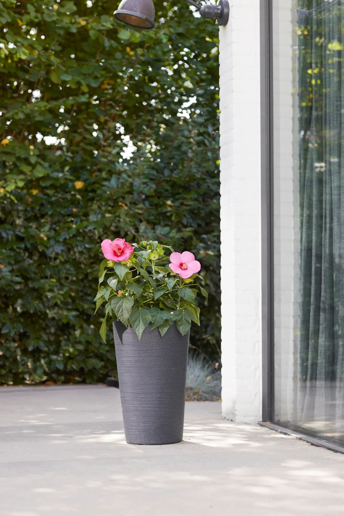 Varese Medium Planter 35cm Set of 2 - Millstone Grey