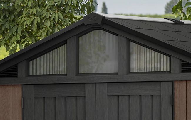 Abri de jardin Stronghold 108 - 7,7m2 - Marron Aspect Bois