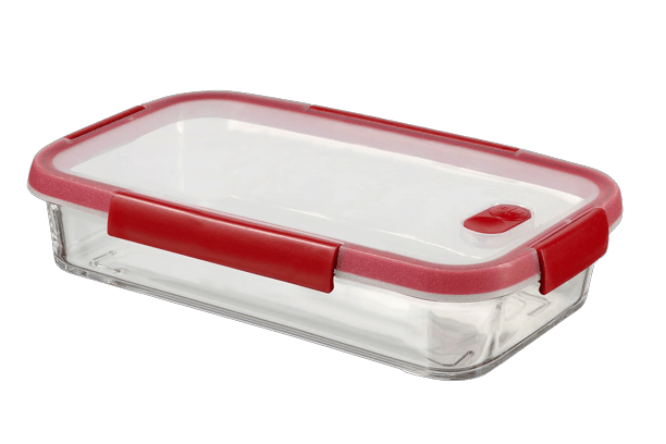 Smart Cook Ovenschaal 3,7L - Transparant/Rood - Keuken en koken