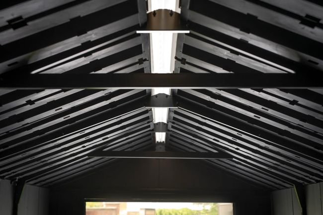 Newton Plus 7515 Tuinhuis - 230x476x246cm - Grijs