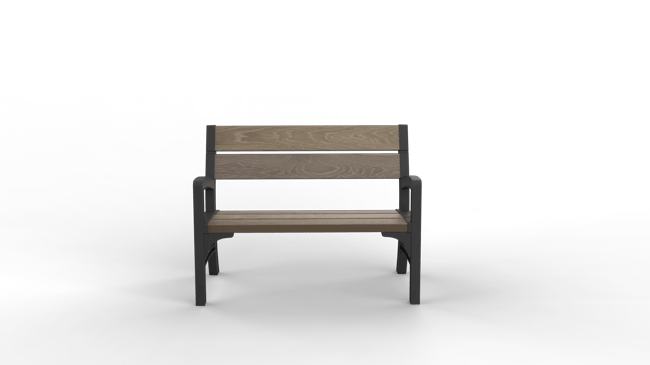 Porto Bankje - 120x63x88cm - Walnut