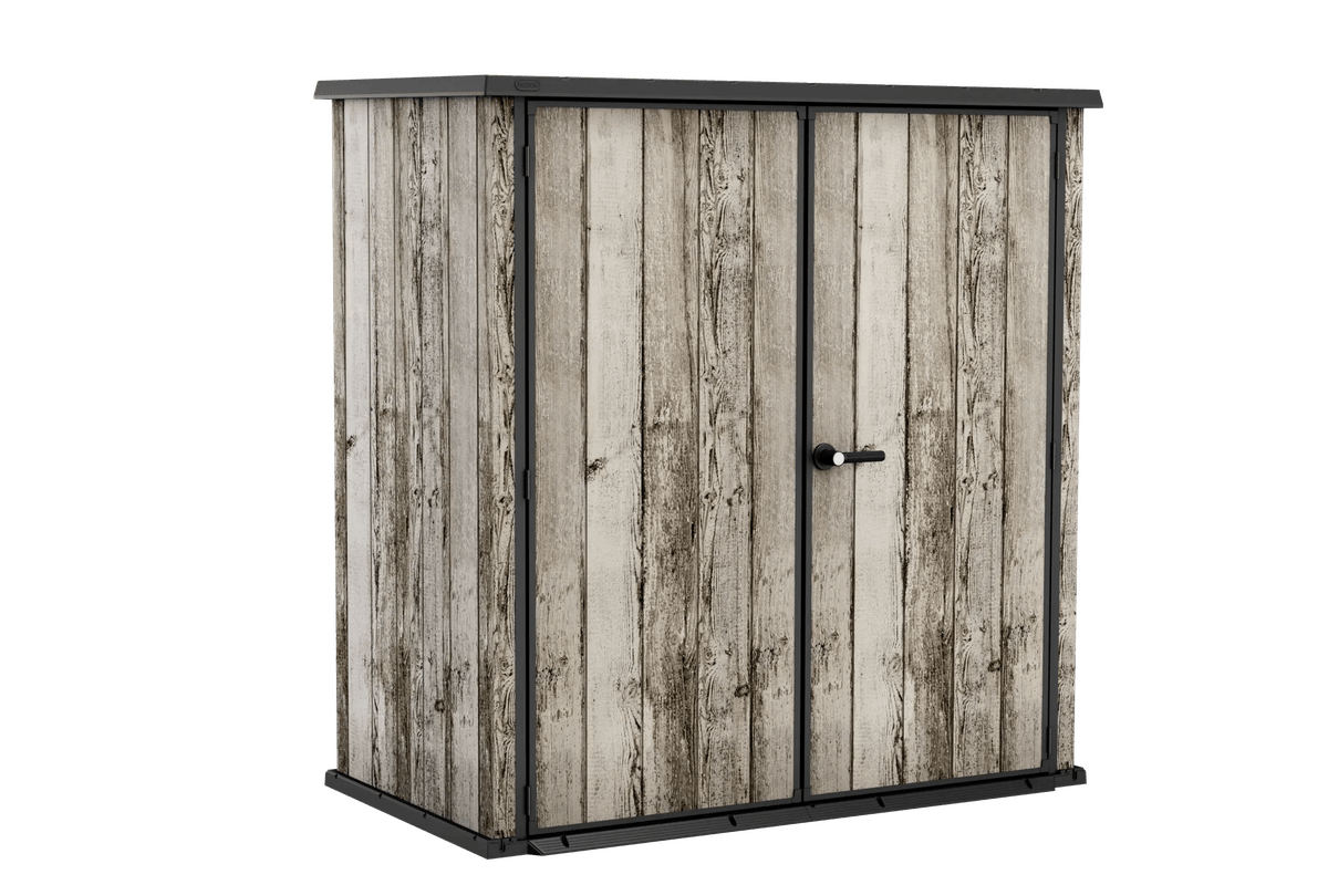 Signature Coastal Grey XL Vertical Storage Shed - Keter US