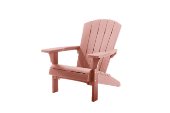 Troy Adirondack Tuinstoel - 81x80x96,5cm - Terracotta - Adirondack Stoelen