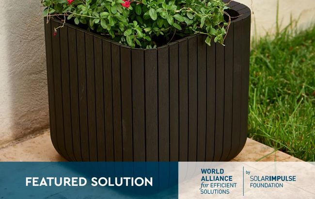 Set 2x Macetero Polyal Wood Planter - 40x40x40 cm y 50L