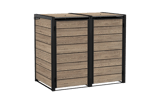 Signature Hide Away Containerberging - 2x240L - Ashwood
