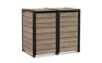 Signature Hide Away Containerberging - 2x240L - Ashwood