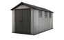 Oakland Grey Large Storage Shed - 7.5x15 Shed - Keter US