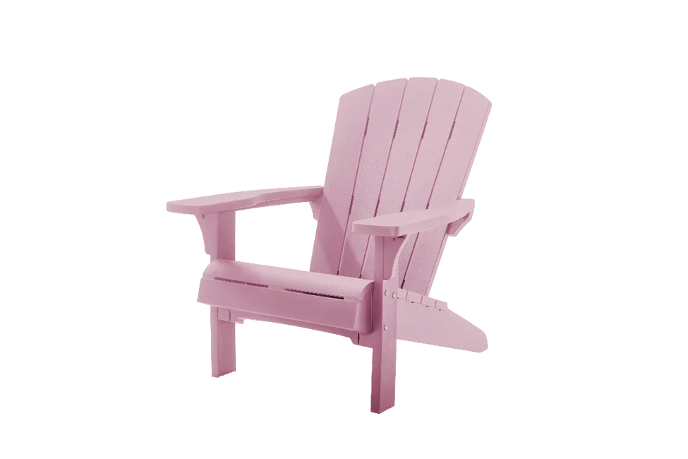 Lot de 2 fauteuils Adirondack Troy - Rose