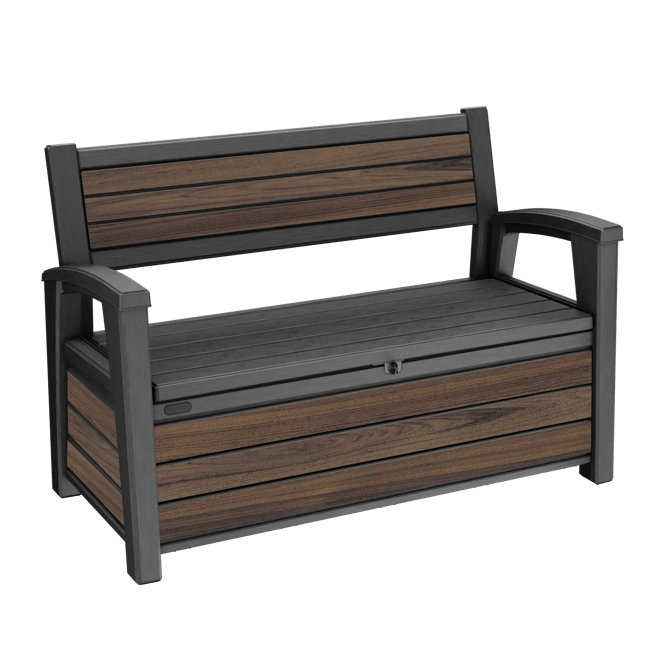 Signature Opbergbank 227L - 133x61x89cm - Walnut