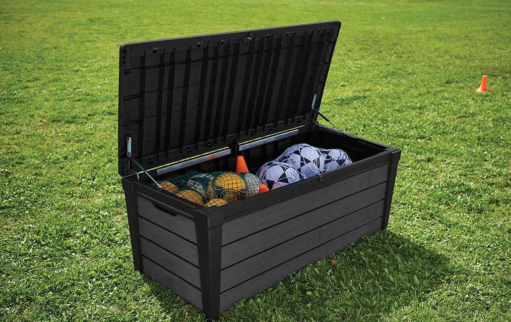 Buy Brushwood Deck Box 120 Gallon - Keter Canada