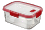 Smart Cook Vershoudsdoos 1,1L - Transparant/Rood
