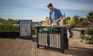 Unity XL Outdoor Kitchen BBQ Table  - Ashwood Brown
