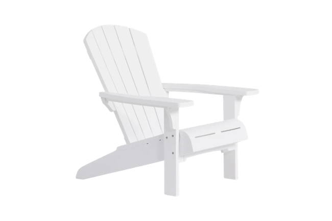 Fauteuil de jardin Adirondack Troy - Blanc
