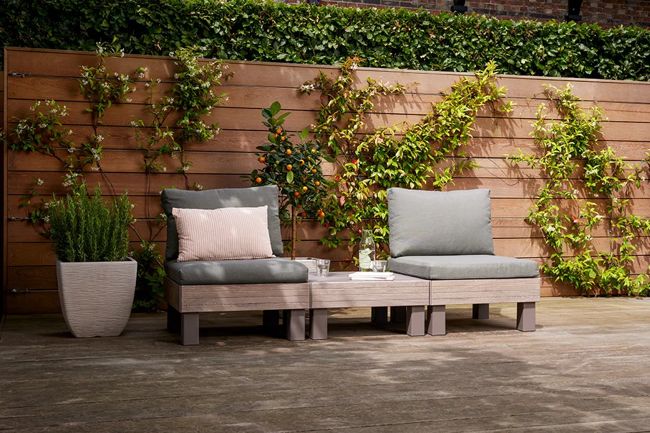 Elements 2-zits Balkonset - Ashwood